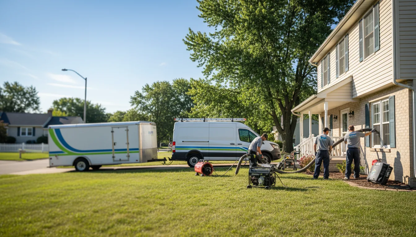 Flooded Basement Restoration And Cleanup With Repair in Whitewater, WI near me